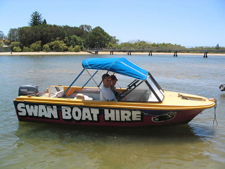 Swan Boat Hire - Accommodation Sunshine Coast 0