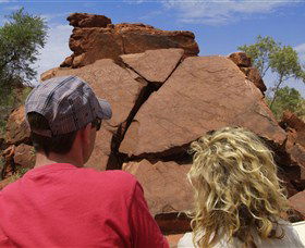 Ewaninga Rock Carvings Conservation Reserve - Accommodation Sunshine Coast 0