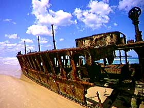 Maheno Shipwreck - Accommodation Sunshine Coast 0