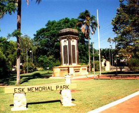 Esk War Memorial And Esk Memorial Park - Accommodation Sunshine Coast 0