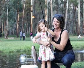 Buxton Trout & Salmon Farm - Accommodation Sunshine Coast 1
