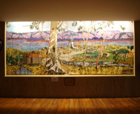Adaminaby Memorial Hall Stage Curtain - Accommodation Sunshine Coast 0