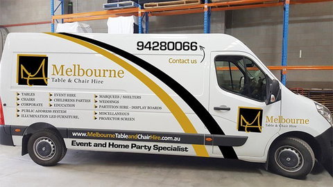 Melbourne Table & Chair Hire - Accommodation Sunshine Coast 1
