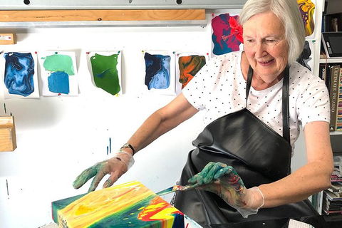 Try Pour Painting In An Artistâ€™s Studio! - Accommodation Sunshine Coast 1