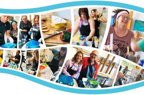 Try Pour Painting In An Artistâ€™s Studio! - Accommodation Sunshine Coast 0