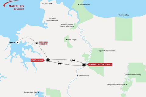 Adelaide River Jumping Crocodile Cruise With Roundtrip Helicopter From Darwin - Accommodation Sunshine Coast 3