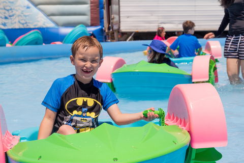 Waterworld Central - Mobile Inflatable Waterpark - Accommodation Sunshine Coast 2