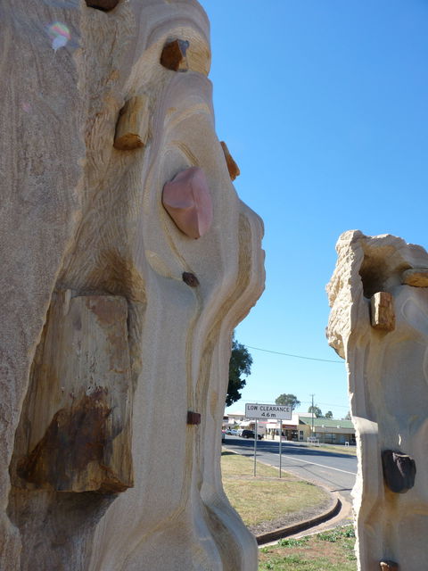 Fossilised Forrest Sculptures - Accommodation Sunshine Coast 2