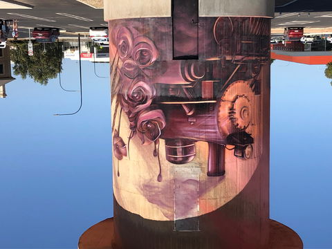 Kadina Water Tower Mural - Accommodation Sunshine Coast 2