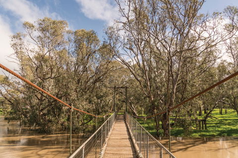 Lachlan River Swing Bridge - Accommodation Sunshine Coast 0