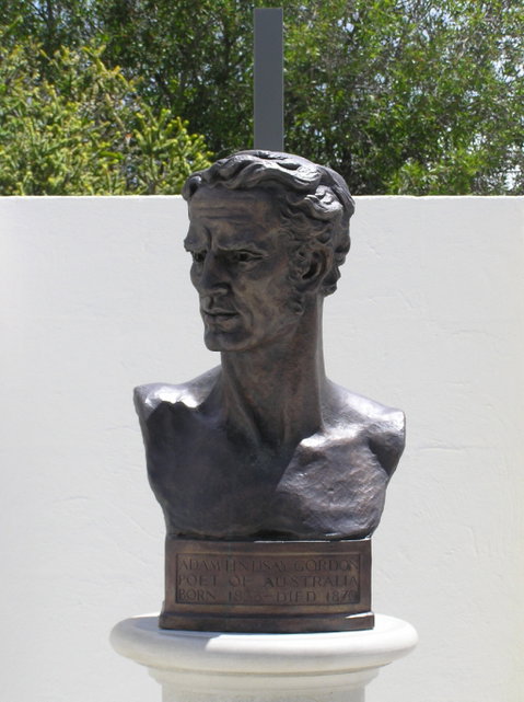 Adam Lindsay Gordon Bronze Bust - Accommodation Sunshine Coast 0