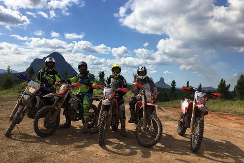 One Day Guided Dirt Bike Tour In The Magnificent Glasshouse Mountains Forests. - Accommodation Sunshine Coast 1