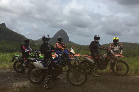 One Day Guided Dirt Bike Tour In The Magnificent Glasshouse Mountains Forests. - Accommodation Sunshine Coast 2