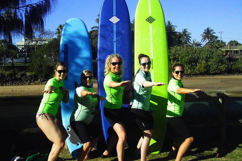 Group Surfing Lessons - Accommodation Sunshine Coast 4