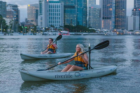 Brisbane City Twilight Kayaking With Wine And Grazing Board - Accommodation Sunshine Coast 3