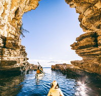 Hobart's Cliffs Caves and Beaches Kayak Tour - Accommodation Sunshine Coast