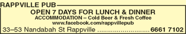 Rappville ACT Accommodation Sunshine Coast