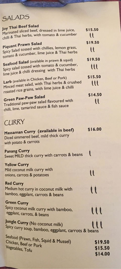 Joy Thai Restaurant - Accommodation Sunshine Coast 6