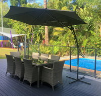 Tropical Private Open Space at Trinity - Accommodation Sunshine Coast
