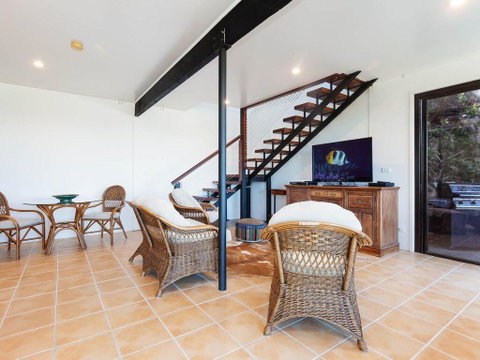 Whale Tales' 78 Lentara Street - FANTASTIC WATER VIEWS OVER FINGAL BEACH - Accommodation Sunshine Coast 1