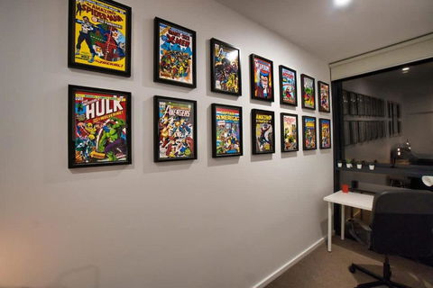 DC Vs Marvel Theme Ft Arcade Machine Pool Gym Sauna BBQ - Accommodation Sunshine Coast 4