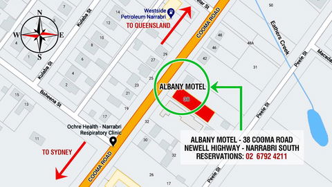 Aalbany Motel Narrabri - Accommodation Sunshine Coast 1