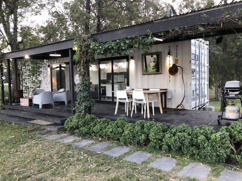 Absolute Riverfront Shipping Container Cabin - Accommodation Sunshine Coast 0