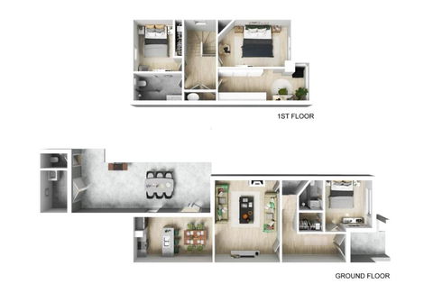 NEWLY RENOVATED LARGE 3.5 BDRM HOUSE! BEST OF MELB - Accommodation Sunshine Coast 1