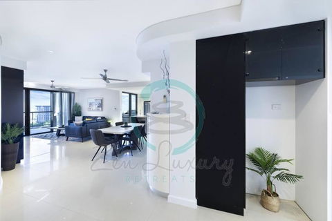 ZEN AT ARKABA 3BR Luxury Waterfront Apt Pool + BBQ - Accommodation Sunshine Coast 3