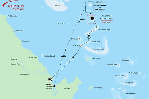 Great Barrier Reef Scenic Helicopter Tour And Cruise From Cairns - Accommodation Sunshine Coast 4