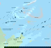 Fly to Green Island - Cruise Return - Accommodation Sunshine Coast